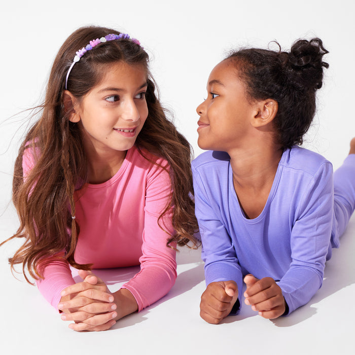 Poppin Purple Bamboo Kids Pajamas