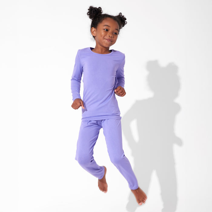 Poppin Purple Bamboo Kids Pajamas