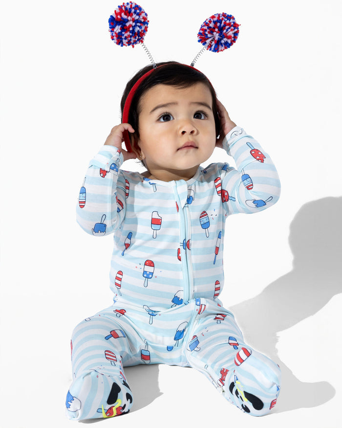 Popsicles Bamboo Convertible Footie