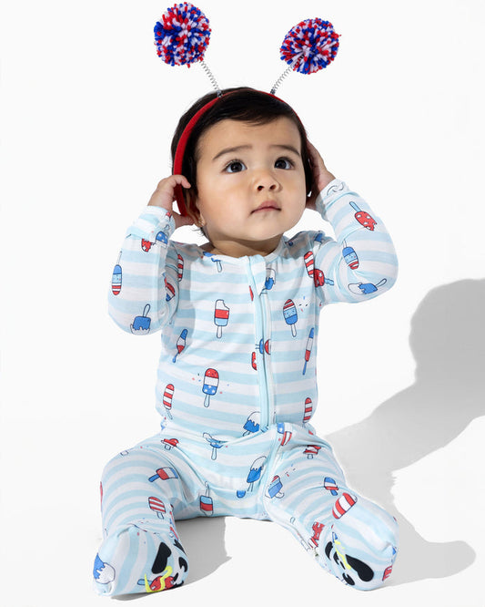 Popsicles Bamboo Convertible Footie