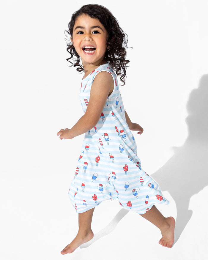 Popsicles Bamboo Girls' Sleeveless Dress