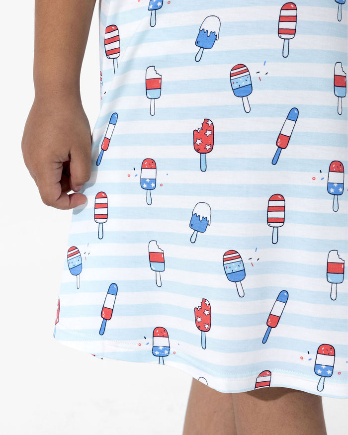 Popsicles Bamboo Girls' Sleeveless Dress