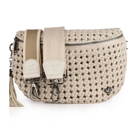 PRENELOVE LAMBTON WOVEN CROSSBODY