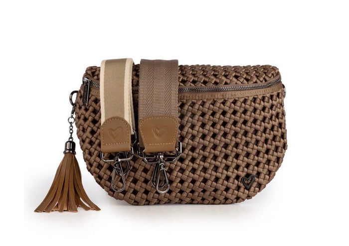 PRENELOVE LAMBTON WOVEN CROSSBODY