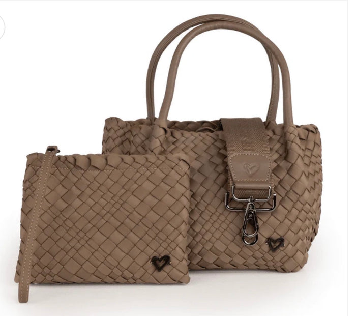 PRENELOVE LANARK WOVEN SMALL TOTE