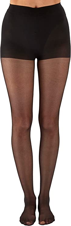 Pretty Polly Animal Pattern Backseam Tight, Black - NPAYD5