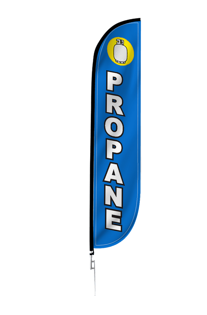 Propane Feather Flag Blue