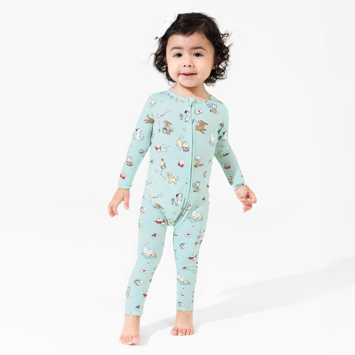 Puppy Love Bamboo Convertible Footie