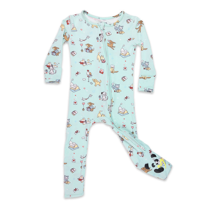 Puppy Love Bamboo Convertible Footie