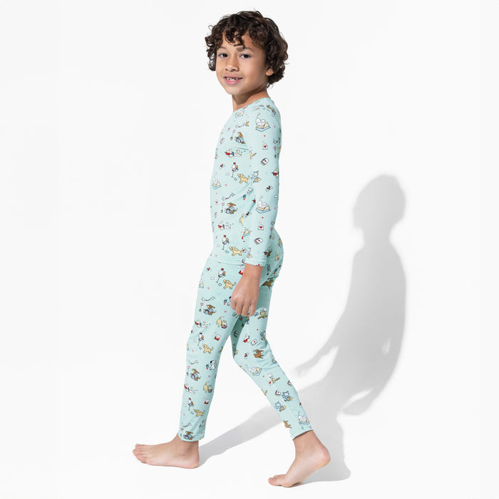 Puppy Love Bamboo Kids Pajamas