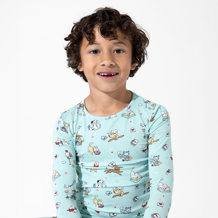 Puppy Love Bamboo Kids Pajamas