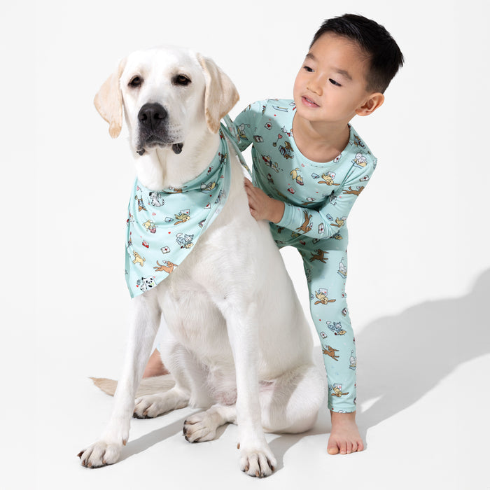 Puppy Love Bamboo Matching Pet Bandana
