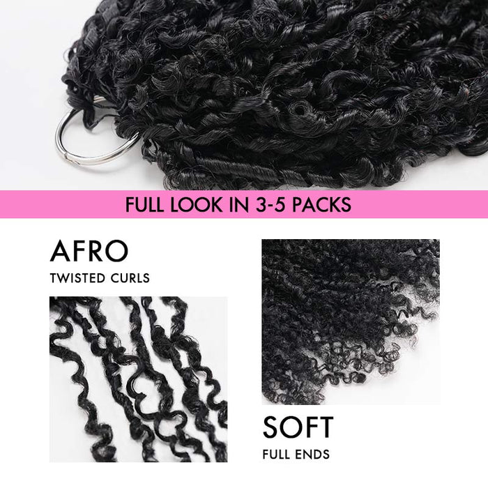 qvr crochet hair extensions afro twist curls for dreadlocks protective look