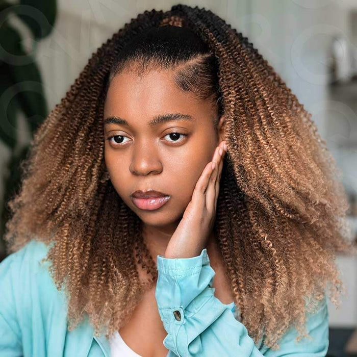 Afro Kinky Curly / 14'' / 3 Packs (Most People Choice)