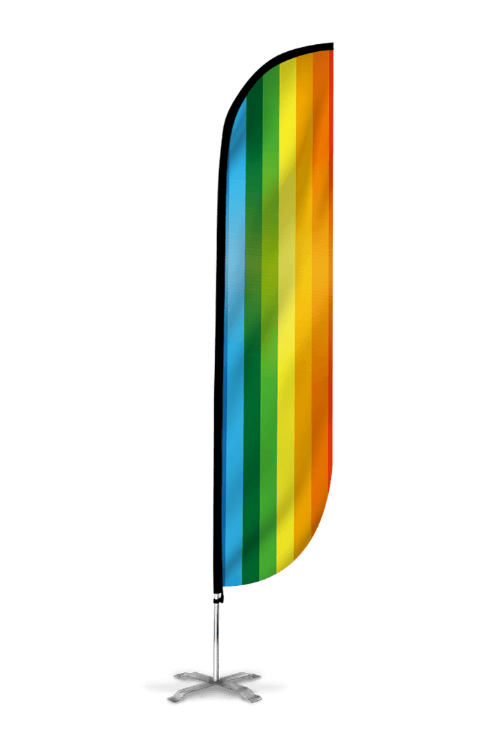 Rainbow Feather Flag