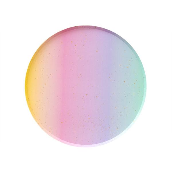 Rainbow Ombre Small Plates