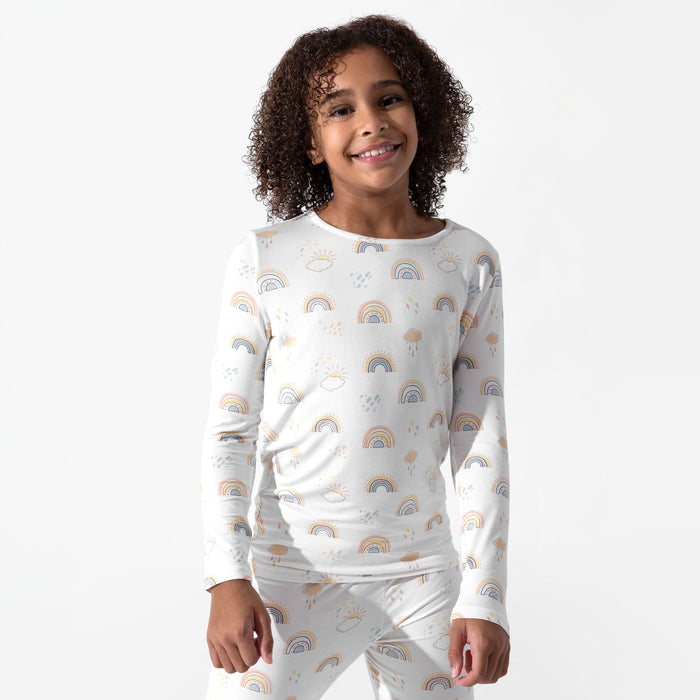 Rainbows Bamboo Kids Pajamas