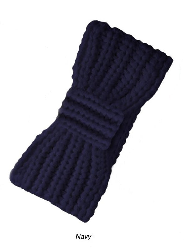 Rampage Chunky Knit Earband One Size - ECR-1004L