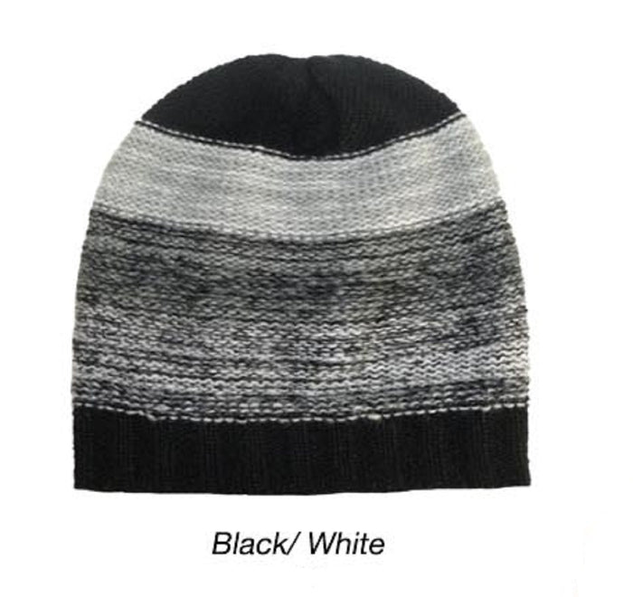 Rampage Striped Marled Beanie One Size - HTR-1000L
