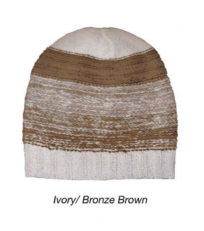 Rampage Striped Marled Beanie One Size - HTR-1000L