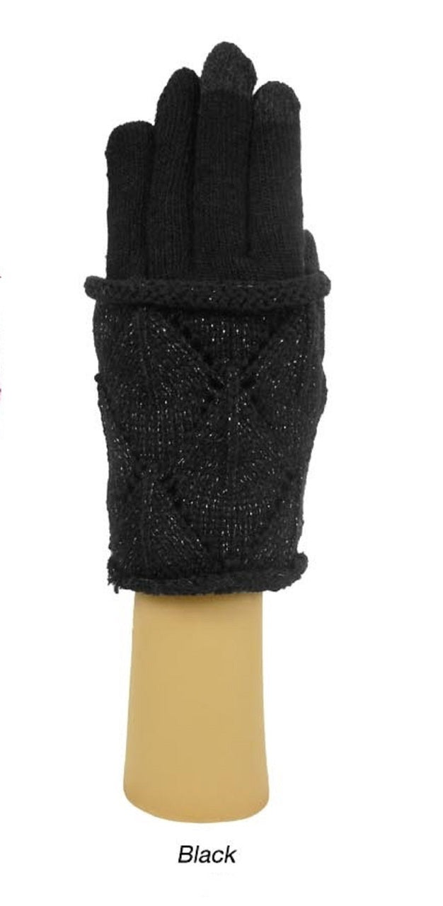 Rampage Two Layer Luxer Crochet Glove One Size - GLR-1001L