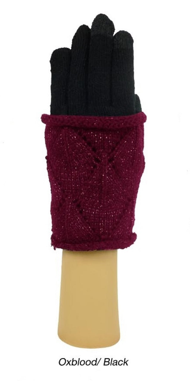 Rampage Two Layer Luxer Crochet Glove One Size - GLR-1001L
