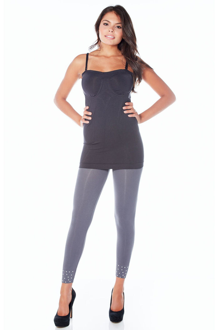 Rhonda Shear "Rocker" High Waist Studded Leggings - R1390