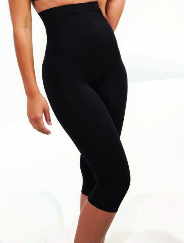Rhonda Shear Seamless High Waist Capri Leggings - R1387
