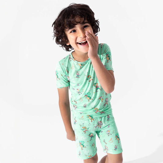 Roller Pet Pals Bamboo Kids Pajama Short Set