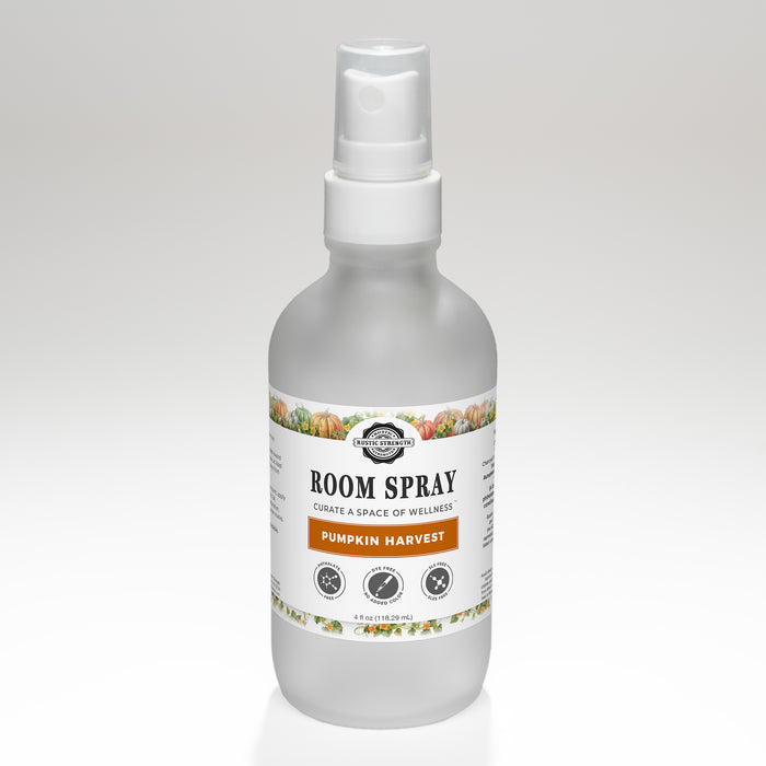 Rustic Strength, Room Spray, 4oz, Glass with spray top, Pumpkin Harvest