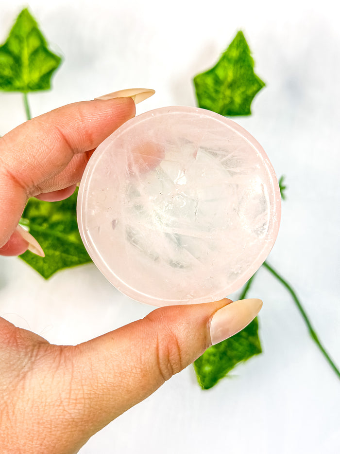 Rose Quartz Circle Bowl