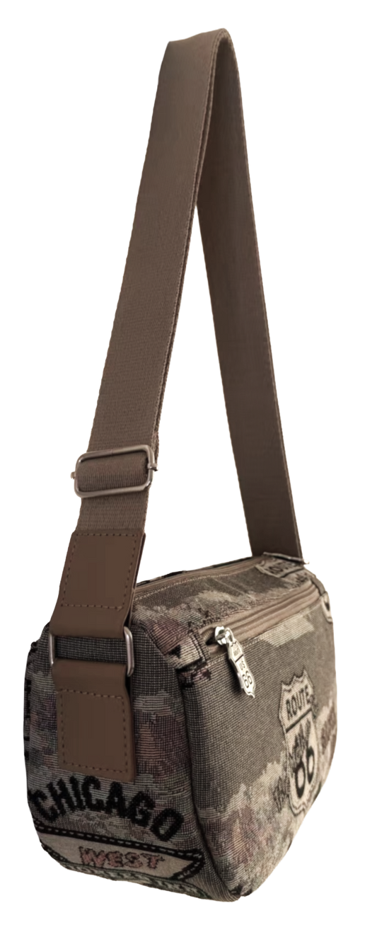 Route 66 Crossbody Bag 10" - T31010#66