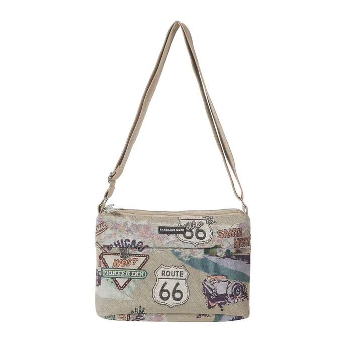 Route 66 Crossbody Bag 11" - T31011#66