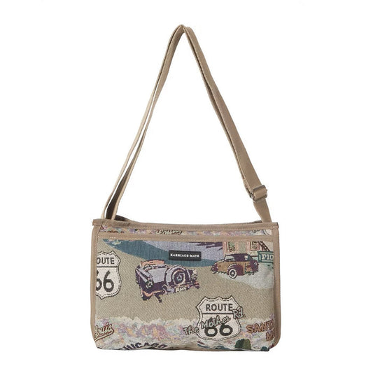Route 66 Crossbody Bag 12" - T31012#66
