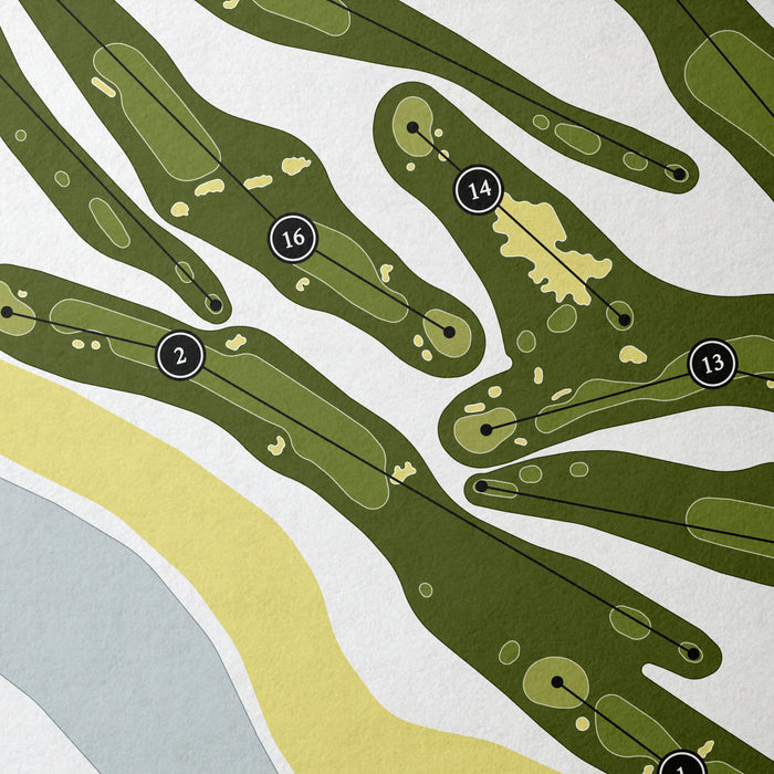 Royal Porthcawl Golf Club | Golf Course Map | Close Up