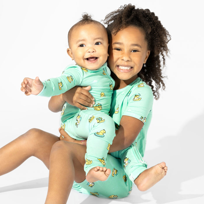 Rubber Ducky Bamboo Kids Pajama Short Set