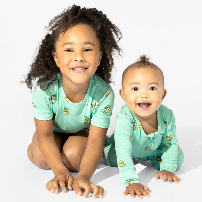 Rubber Ducky Bamboo Kids Pajama Short Set