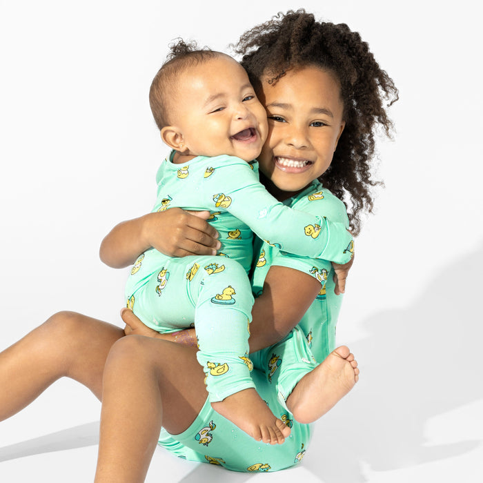 Rubber Ducky Bamboo Kids Pajama Short Set