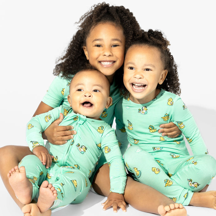 Rubber Ducky Bamboo Kids Pajamas