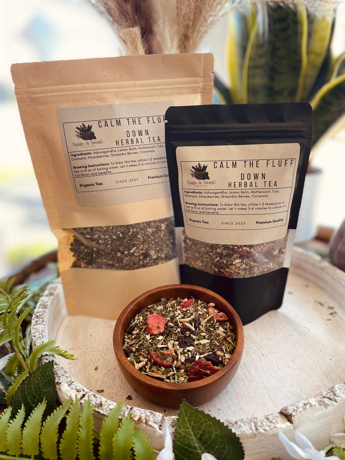 Sage & Stone Apothecary Calm The Fluff Down Tea