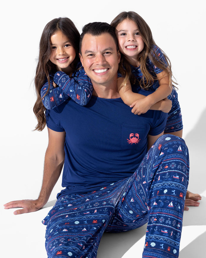 Sail Away Fair Isle Bamboo Men's Pajama Set