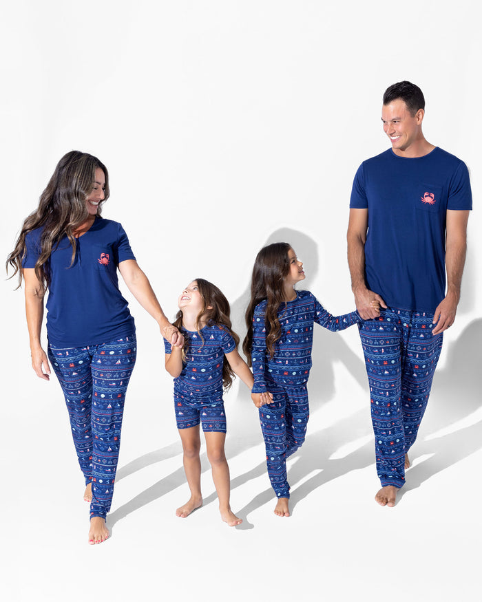 Sail Away Fair Isle Bamboo Women's Pajama Set