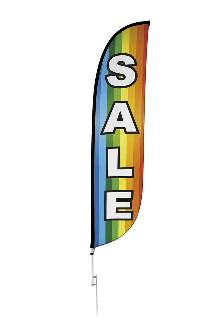 Sale Feather Flag Rainbow