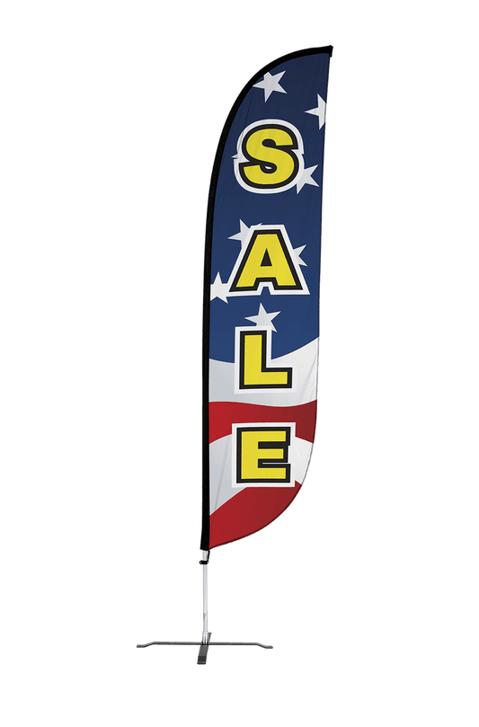 Sale Feather Flag Red White Blue