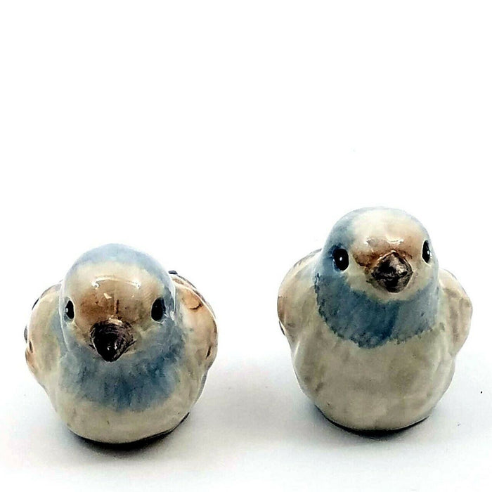 Salt Pepper Set Little Bird Collectible Decorative Ceramic Nature by Goldminc