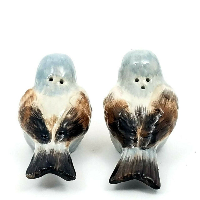 Salt Pepper Set Little Bird Collectible Decorative Ceramic Nature by Goldminc