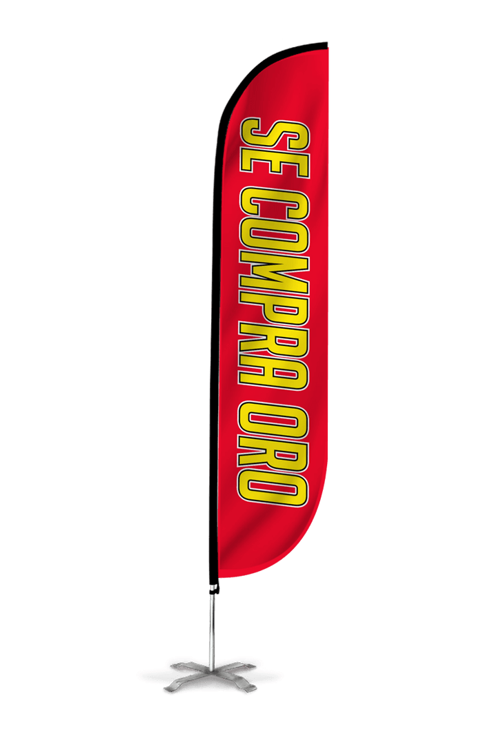 Se Compra Oro Feather Flag