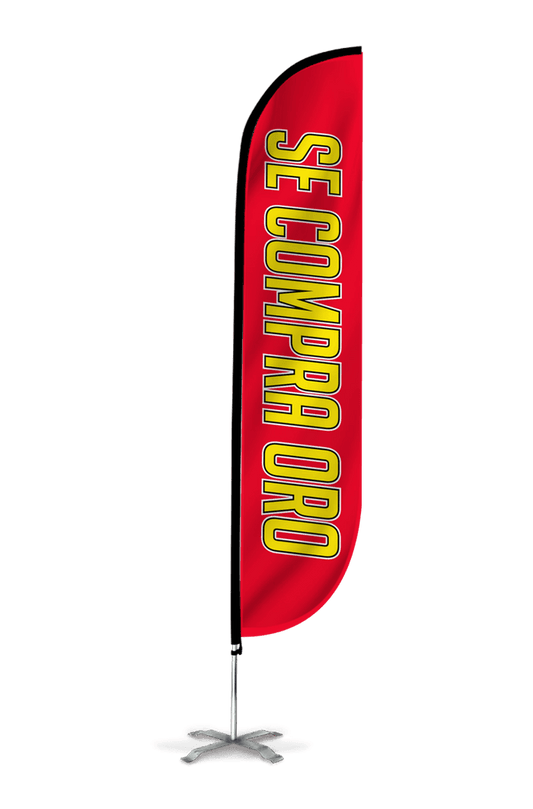 Se Compra Oro Feather Flag