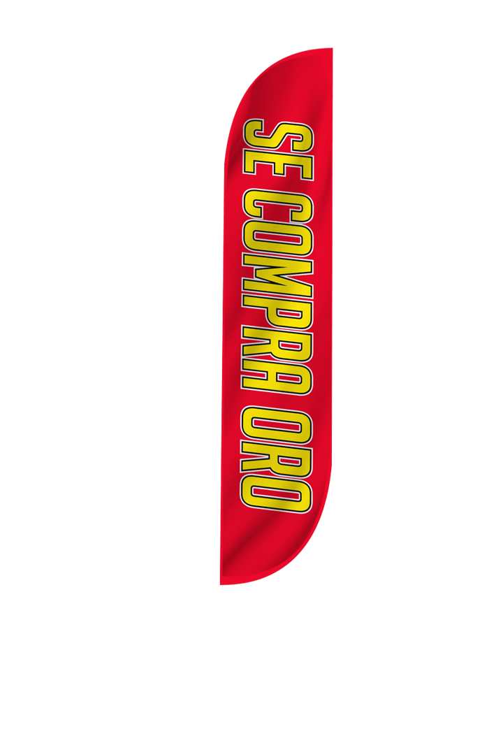 Se Compra Oro Feather Flag