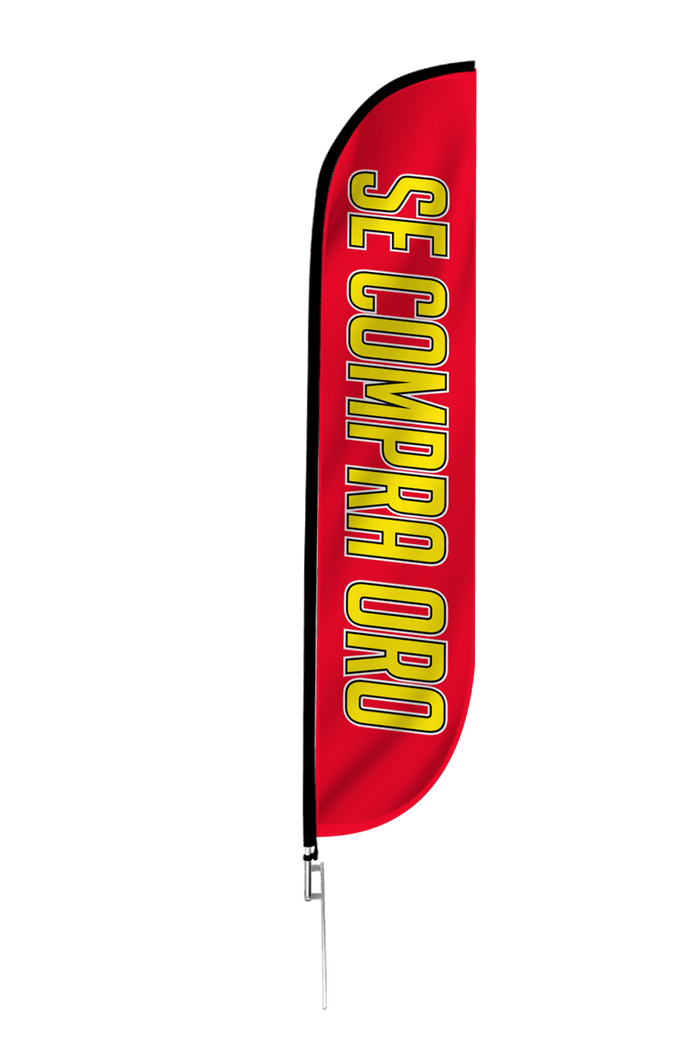 Se Compra Oro Feather Flag